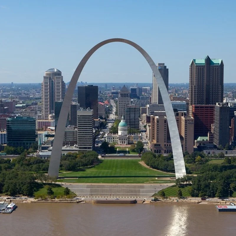 Completion of Gateway Arch
