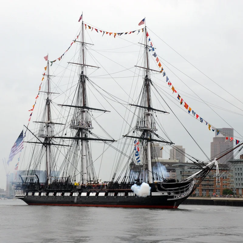 USS Constitution's First Voyage