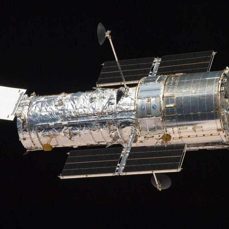 Launch of Hubble Space Telescope
