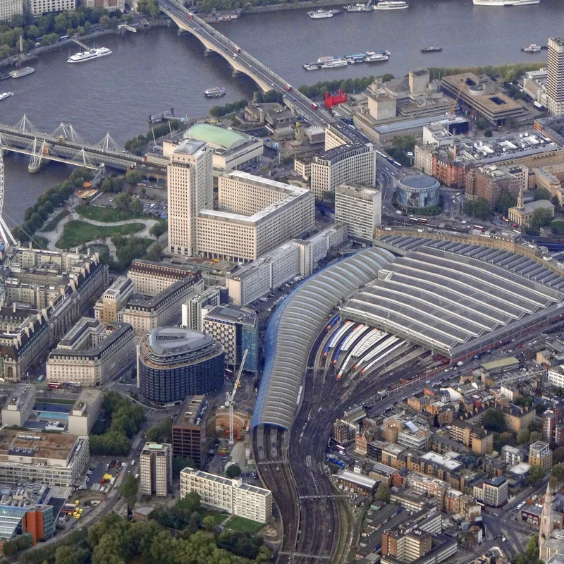 Opening of Waterloo Bridge Station