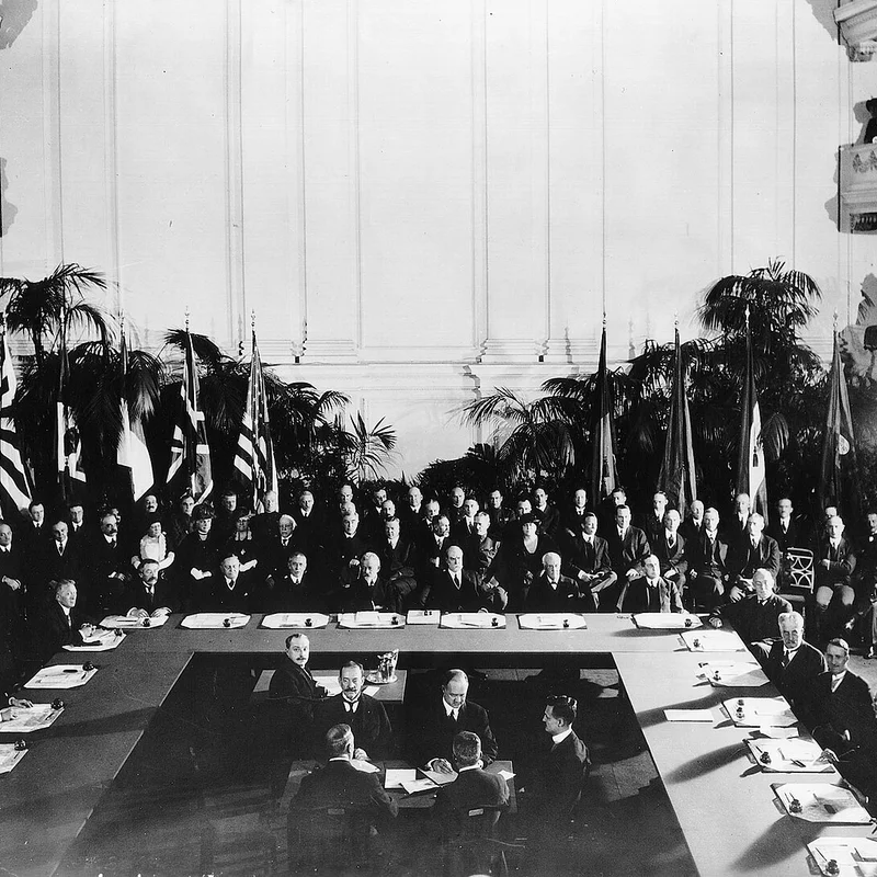 Signing of Washington Naval Treaty