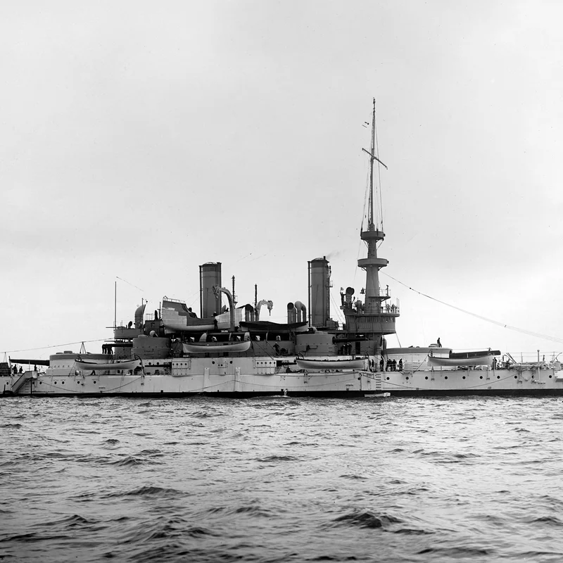 Launch of USS Indiana