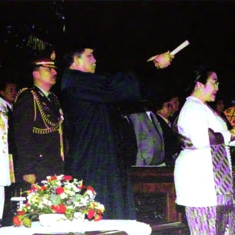 Inauguration of Megawati Sukarnoputri
